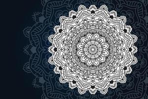 Luxus dekorative Mandala Design Hintergrund vektor