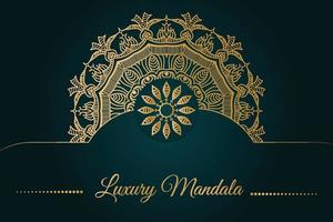 luxuriöses dekoratives Mandala-Design vektor