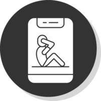 sitzen Sie oben Vektor-Icon-Design vektor