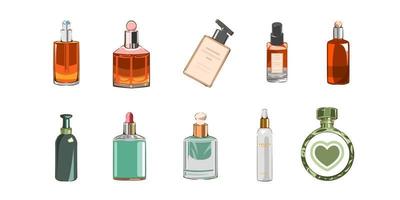 Parfüm Vektor einstellen Sammlung Grafik Clip Art Design