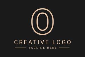 modern kreativ Brief Ö Vektor Logo Design. minimalistisch eben Linie Logo Design. Monogramm Logo Design. Initialen basierend Vorlage und Briefe im Vektor.
