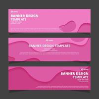 uppsättning av kreativ modern abstrakt vektor företag banderoller design. mall redo för använda sig av i webb eller skriva ut design.