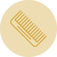 Haarbürsten-Vektor-Icon-Design vektor