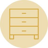 Aktenschrank-Vektor-Icon-Design vektor