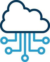 Cloud-Computing-Vektor-Icon-Design vektor