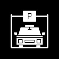 Parkplatz-Vektor-Icon-Design vektor