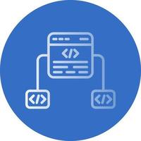 Code-Framework-Vektor-Icon-Design vektor