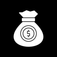pengar väska vektor ikon design