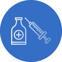 vaccination vektor ikon design