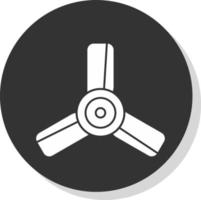 Fan-Vektor-Icon-Design vektor