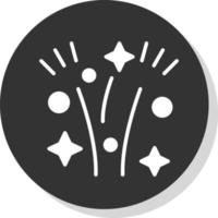 Feuerwerk-Vektor-Icon-Design vektor