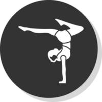 akrobatisches Vektor-Icon-Design vektor