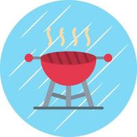 Grill-Vektor-Icon-Design vektor