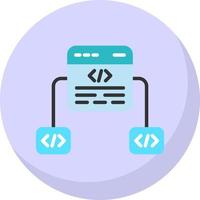 Code-Framework-Vektor-Icon-Design vektor