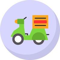 leverans cykel vektor ikon design