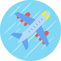 Flugzeug-Vektor-Icon-Design vektor