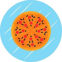 Pizza-Vektor-Icon-Design vektor