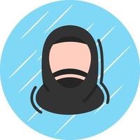 hijab vektor ikon design