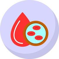 Blutkörperchen-Vektor-Icon-Design vektor