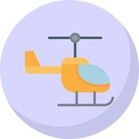 Hubschrauber-Vektor-Icon-Design vektor