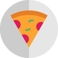 Pizzascheibe Vektor Icon Design