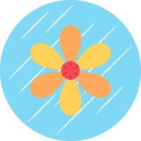 Minze-Ringelblumen-Vektor-Icon-Design vektor