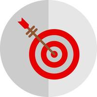 Bullseye-Vektor-Icon-Design vektor