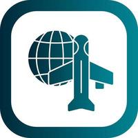 weltweiter Versand Luftvektor-Icon-Design vektor