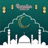 Ramadan kareem islamisch Post Design, Ramadan kareem Sozial Medien Post Design, islamisch Banner, Ramadan Post Design vektor