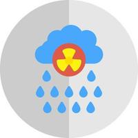 Saurer Regen Vektor-Icon-Design vektor