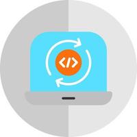 Programmierzyklus-Vektor-Icon-Design vektor