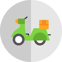 Lieferung Scooter-Vektor-Icon-Design vektor