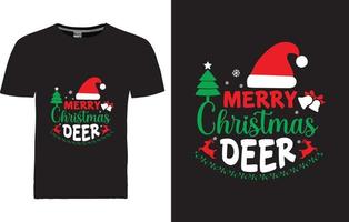 vektor jul t-shirt design mall