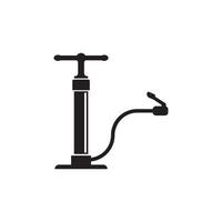 Luft Pumpe und Kompressor Symbol, Logo Vektor Illustration Design Vorlage.