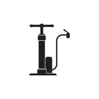 luft pump och kompressor ikon, logotyp vektor illustration design mall.