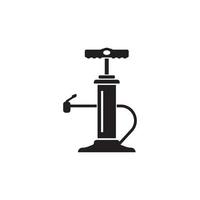 Luft Pumpe und Kompressor Symbol, Logo Vektor Illustration Design Vorlage.