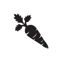 frisch Karotte Gemüse Symbol, Logo Vektor Illustration Design Vorlage.