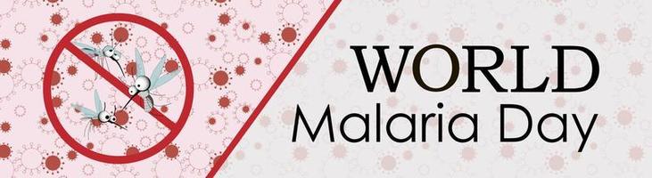 Welt Malaria Tag Vektor, Illustration von Malaria, und das Welt zum Design Welt Malaria tag.vektor Banner und Poster Design. vektor