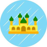 Moschee-Vektor-Icon-Design vektor