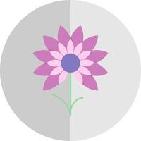 gräslök blommar vektor ikon design