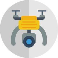 Drohnenkamera-Vektor-Icon-Design vektor