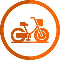 Fahrrad-Vektor-Icon-Design vektor