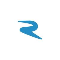 r Logo zum Rennfahrer Brief r Logo Symbol zum schnell mächtig Autos vektor