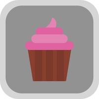 Hochzeits-Cupcake-Vektor-Icon-Design vektor