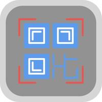 QR-Code-Vektor-Icon-Design vektor