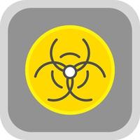 Biohazard-Vektor-Icon-Design vektor