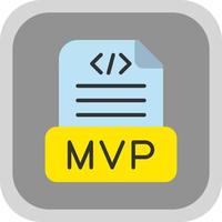 mvp-Vektor-Icon-Design vektor