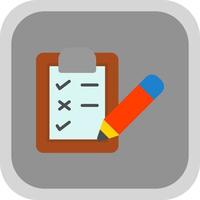 Aufgaben Checkliste Vektor Icon Design