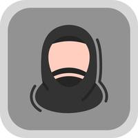 Hijab-Vektor-Icon-Design vektor