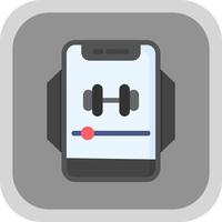 Fitness-Musik-Vektor-Icon-Design vektor